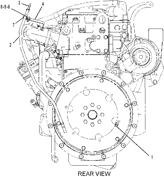 Указатель уровня масла (щуп) 2442273 CAT