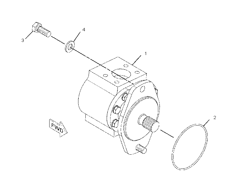 PUMP & MTG GP-STEER OIL COOLER 8X0082 CAT