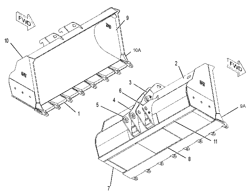 BUCKET AS-PENETRATION 2507863 CAT