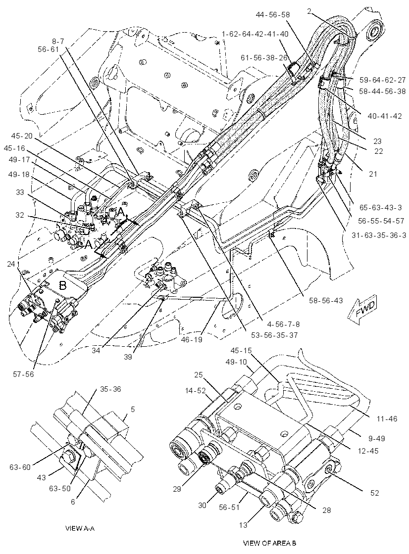 LINES GP-WORK TOOL 2185830 CAT