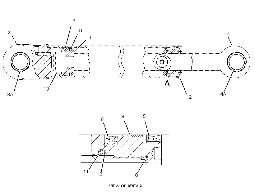 CYLINDER GP-SWING BOOM 2126336 CAT