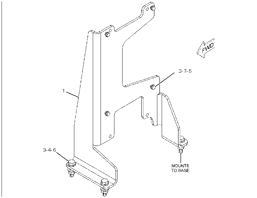 MOUNTING GP 2547188 CAT