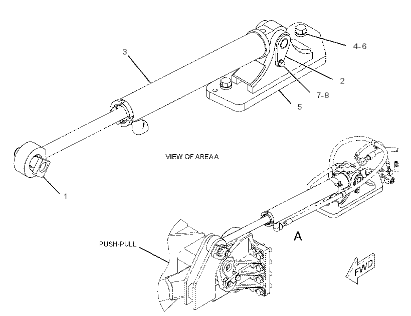CYLINDER GP-BAIL 2324586 CAT