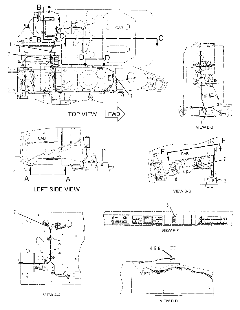 WIRING GP-VARIABLE ADJ BOOM 2491091 CAT
