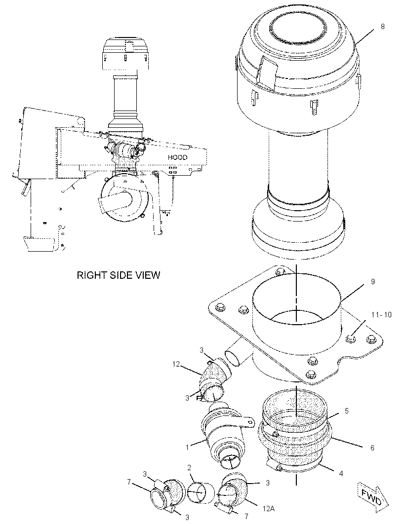 PRECLEANER AR 2170020 CAT