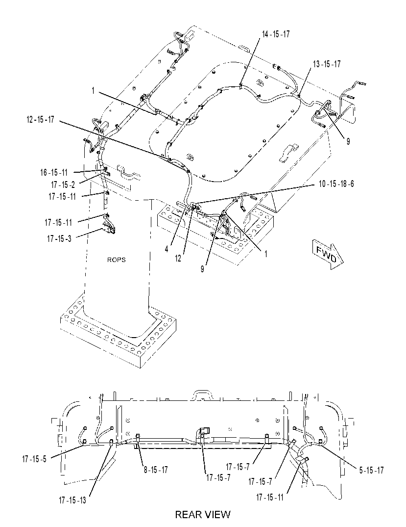 WIRING GP-ROPS 2474405 CAT