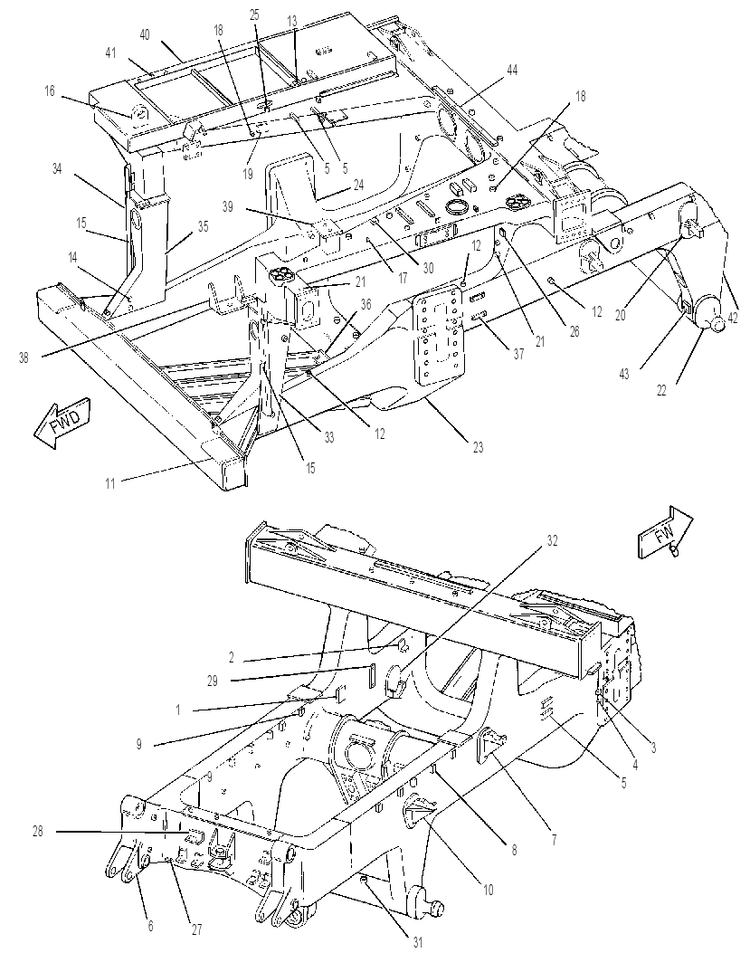 FRAME AS 8W9489 CAT