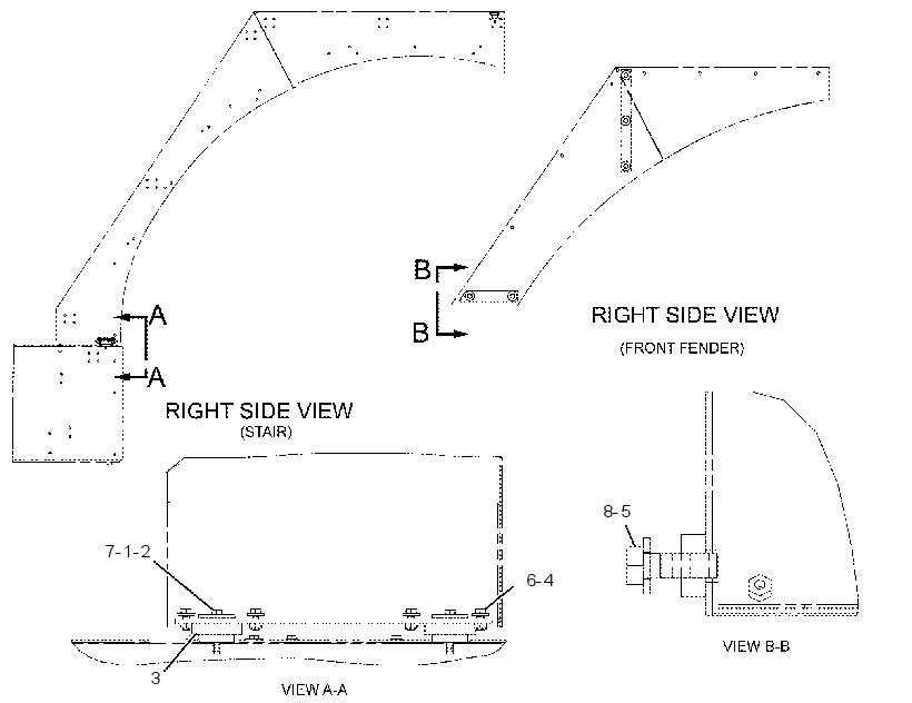 FASTENER GP-FENDER 2531580 CAT