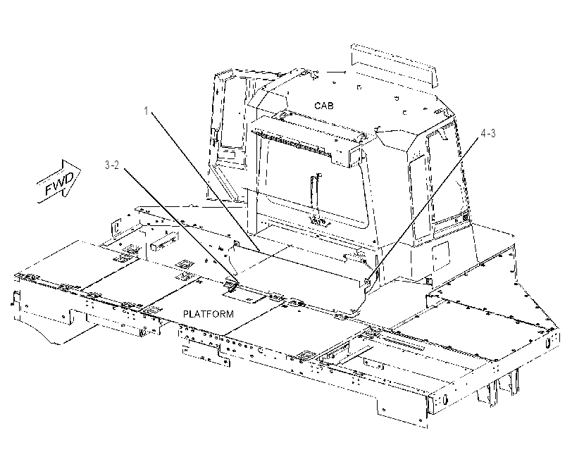 COVER GP-PLATFORM 2506230 CAT