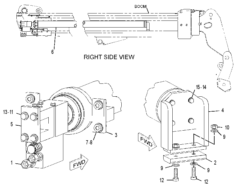 CYLINDER & MTG GP-TELESCOPING 2111987 CAT