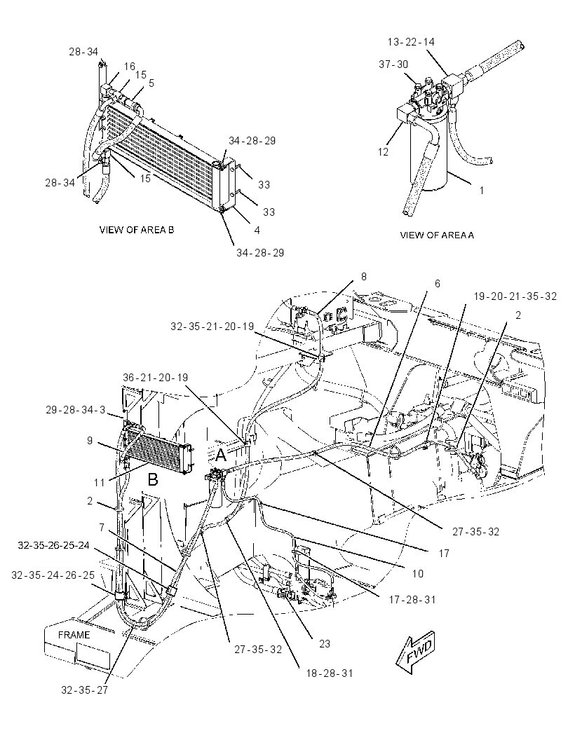 COOLER GP-STEERING OIL 1409084 CAT