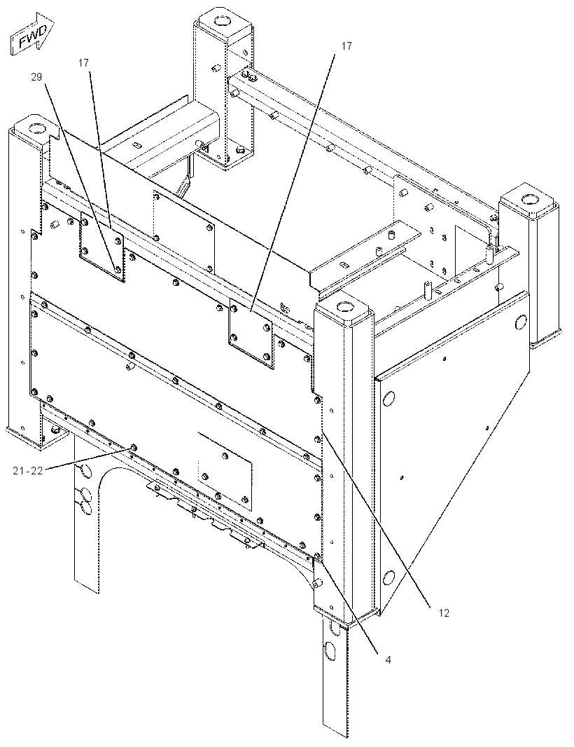 PLATE GP-FIREWALL 2506194 CAT
