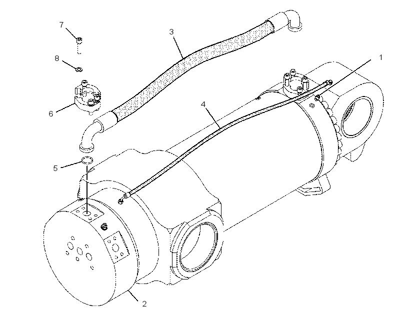 CYLINDER & LINES GP-SHEAR 2405497 CAT
