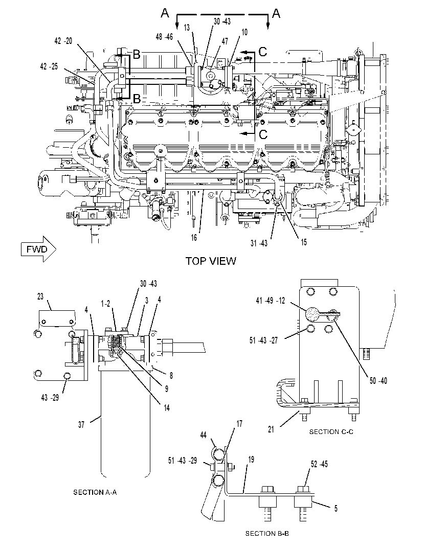 FILTER & LINES GP-ENGINE OIL 2558075 CAT