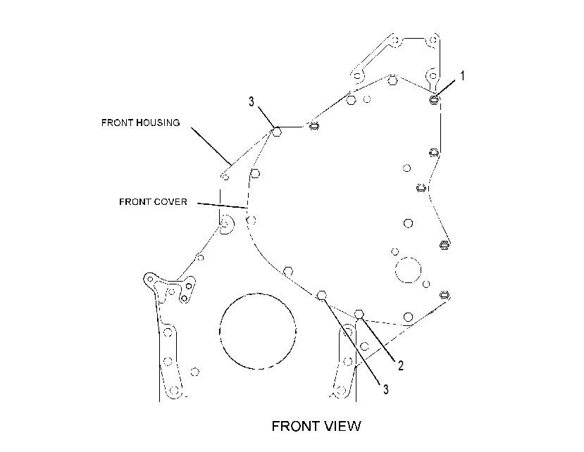 FRONT COVER FASTENER GP 2198681 CAT