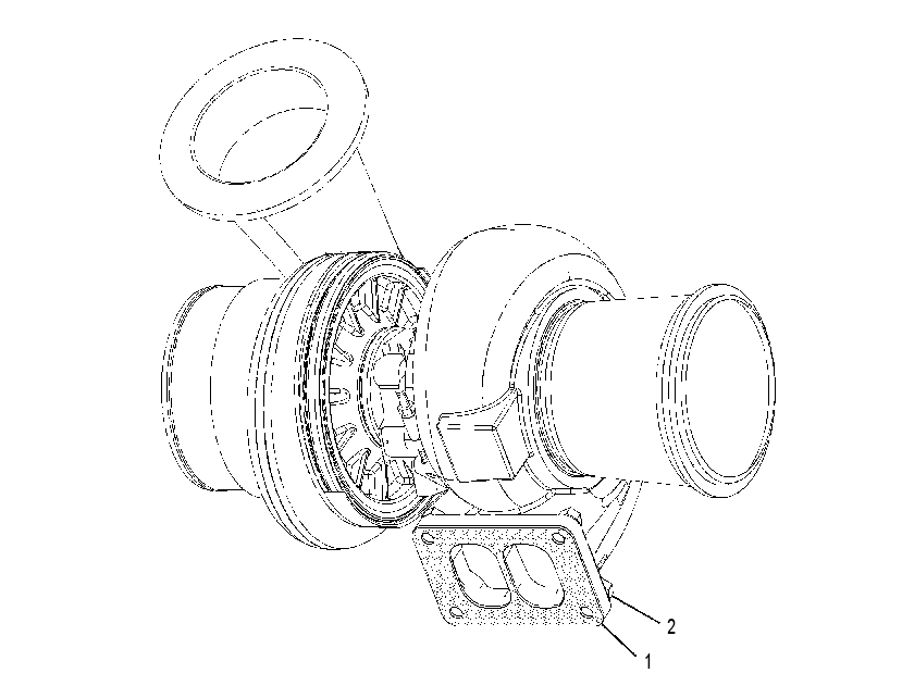 MOUNTING GP-TURBOCHARGER 2642952 CAT