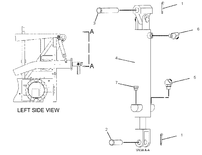 CYLINDER & MTG GP-SCREED HOIST 1908796 CAT