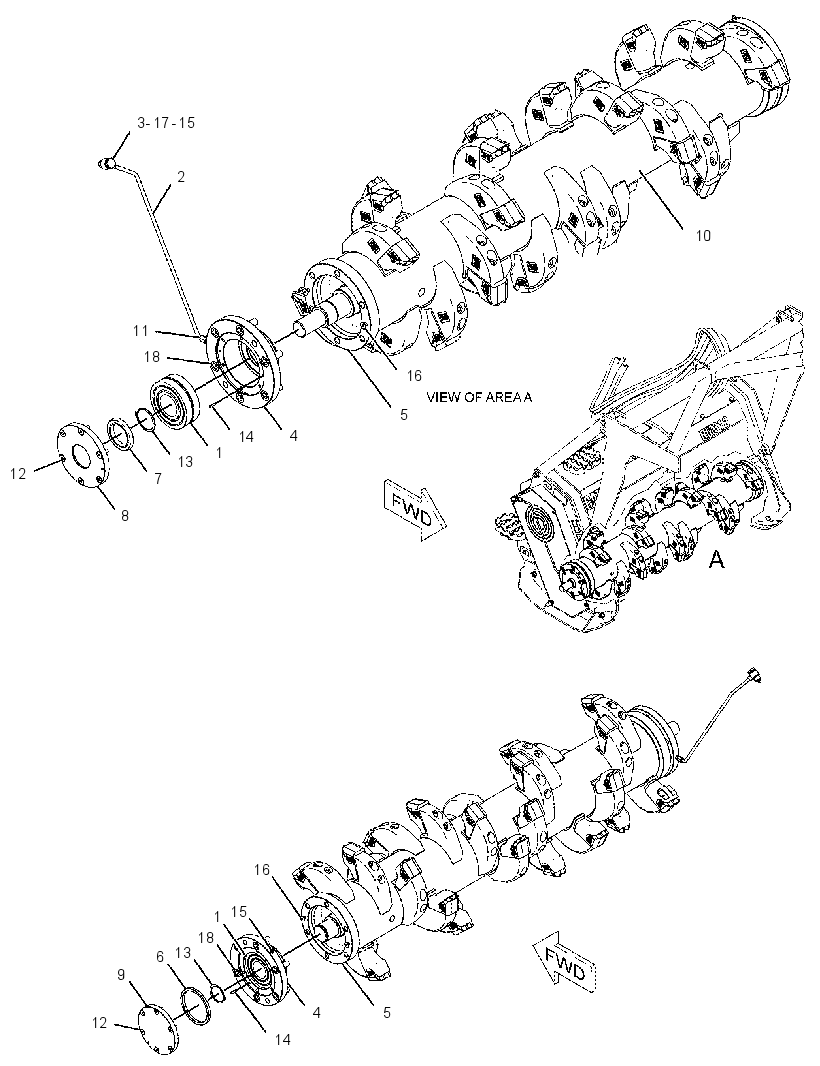 DRUM GP-ROTARY CUTTER 2475896 CAT