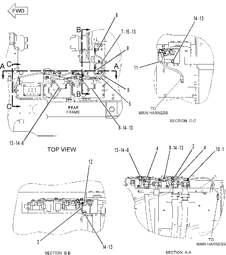 WIRING GP-FILTERS 2515830 CAT