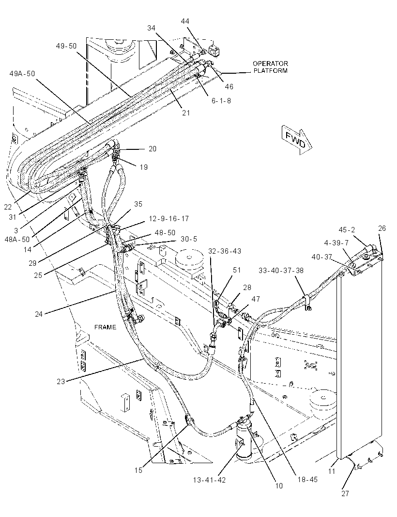 LINES GP-HEATER & AIR COND 2475569 CAT