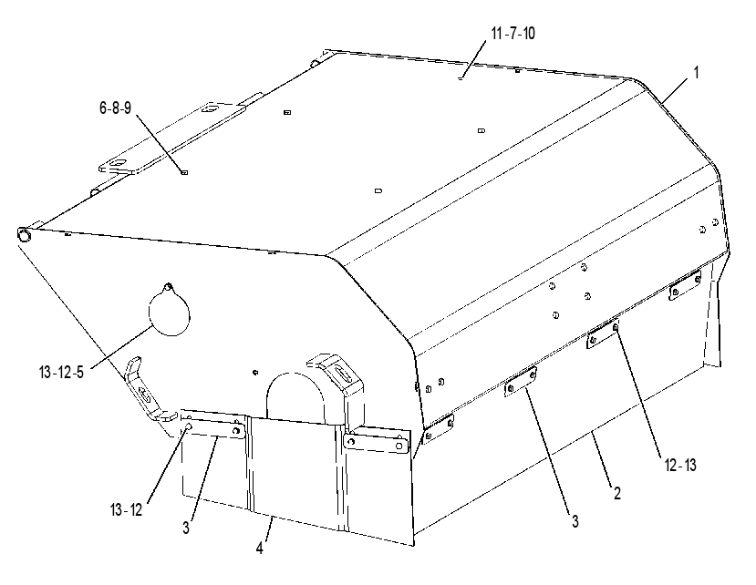 FRAME GP-BROOM 2119548 CAT