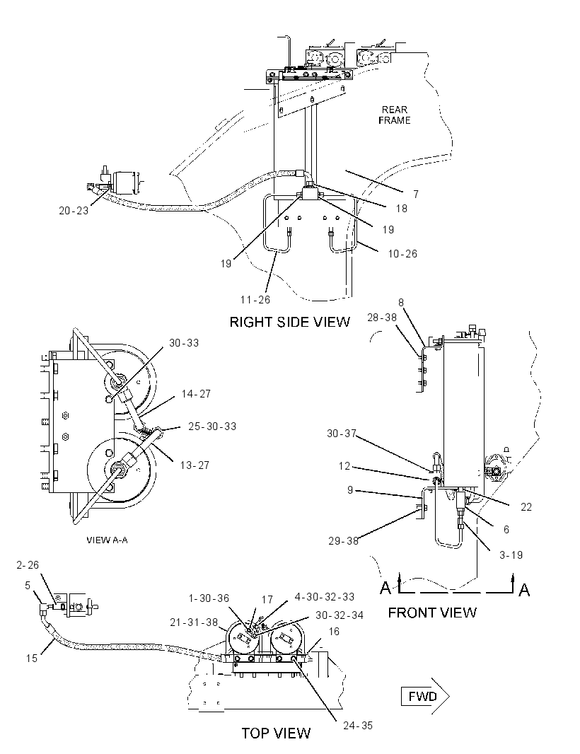 ACCUMULATOR & MTG GP-BRAKE 2451310 CAT