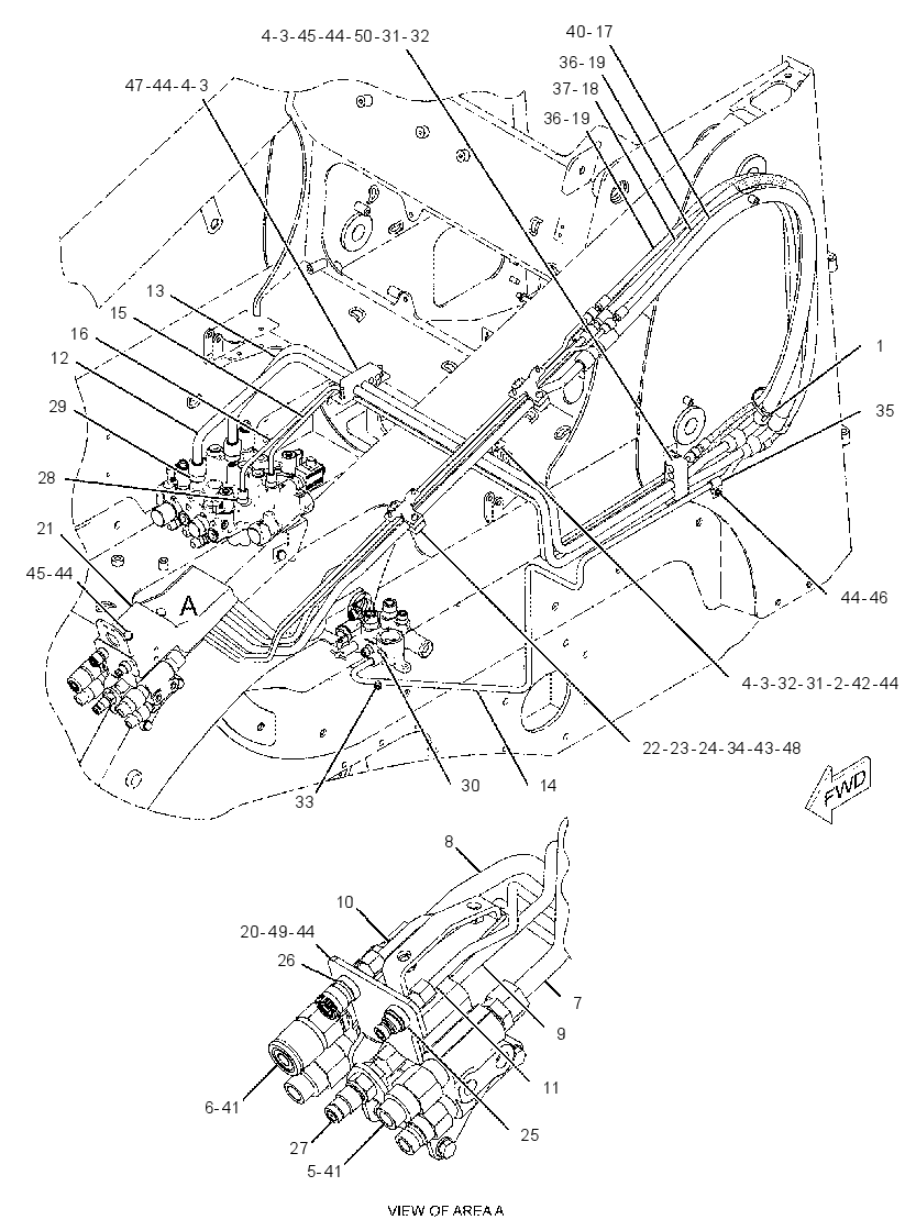 LINES GP-WORK TOOL 2185725 CAT