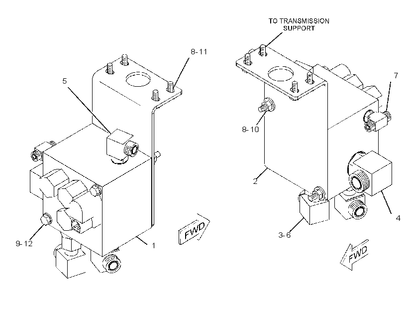 VALVE & MTG GP-FLOW DIVIDER 2522430 CAT