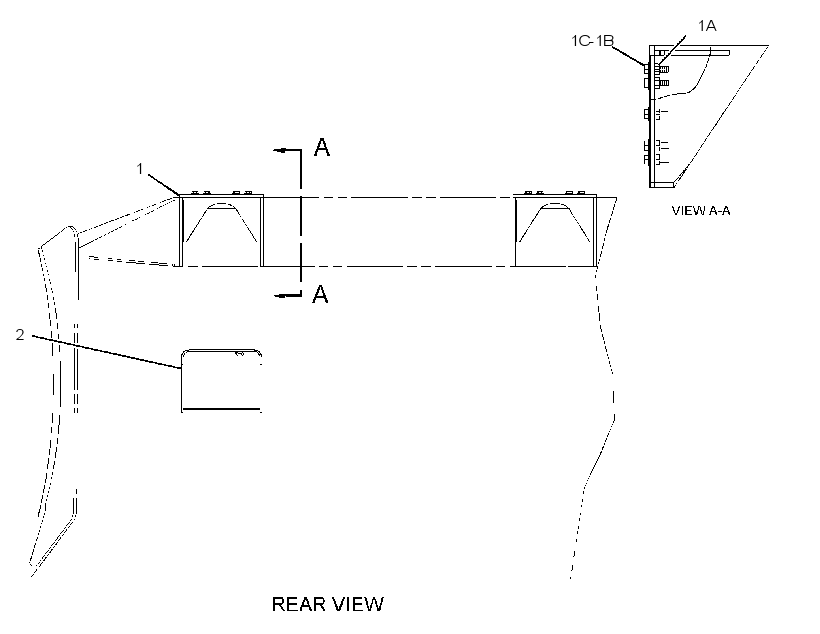 MOUNTING GP-MAST 2454136 CAT