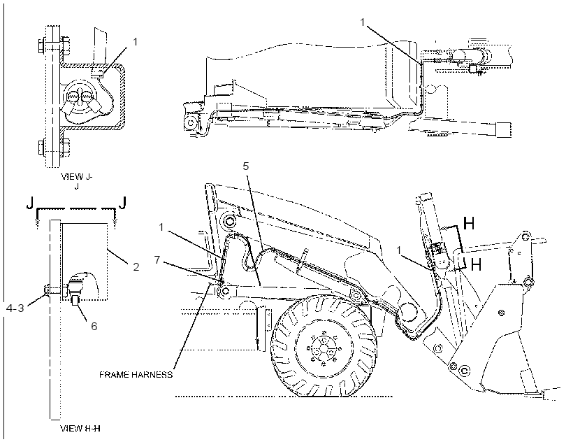 WIRING GP-KICKOUT & POSITIONER 1221645 CAT