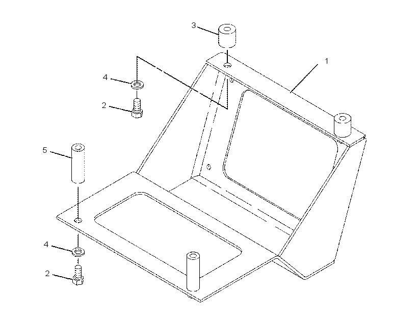 MOUNTING GP-MONITOR 1678609 CAT