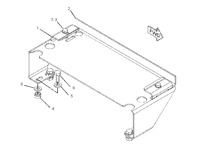 MOUNTING GP-BATTERY 2665728 CAT