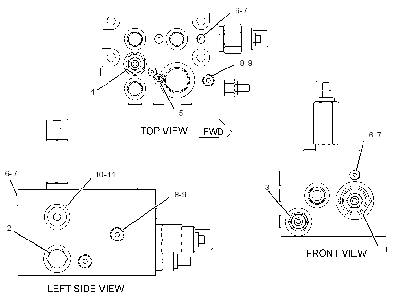 MANIFOLD GP-EJECTOR CONTROL 2515765 CAT
