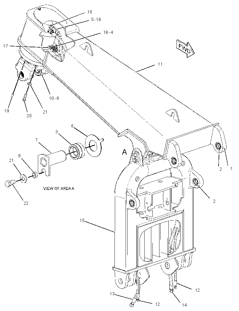 FRAME GP-GRAPPLE 2561147 CAT