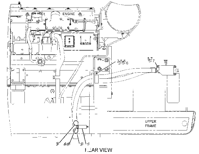 MOUNTING GP-LINES 2331123 CAT
