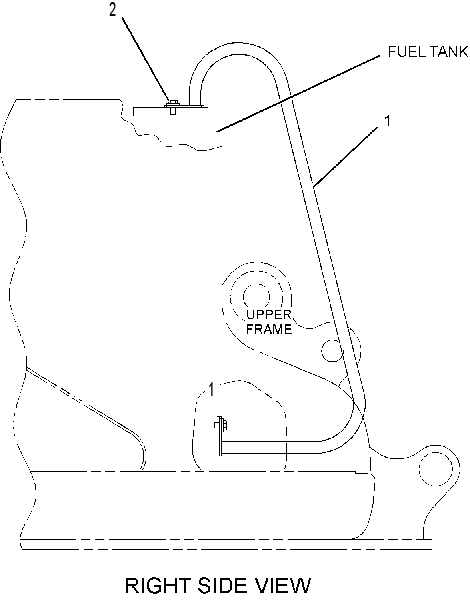 Поручень 1681601 CAT