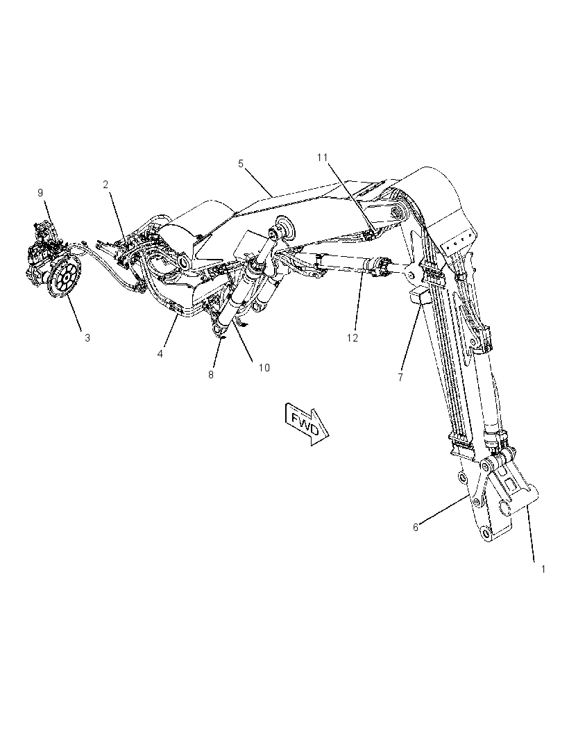 LINKAGE AR-FELLING HEAD 2614559 CAT