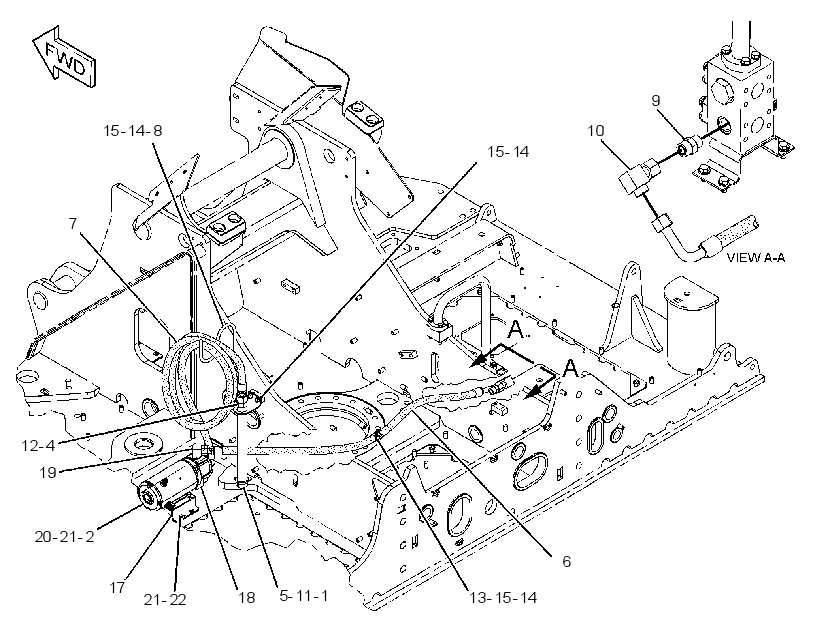 PUMP & LINES GP-HYD TANK FILL 2354013 CAT