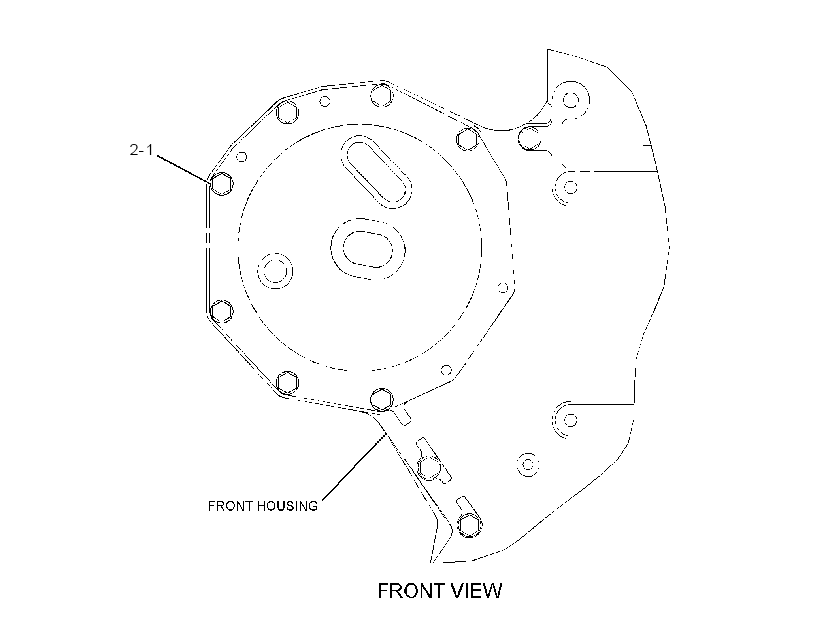 FASTENER GP-FRONT COVER 2546021 CAT