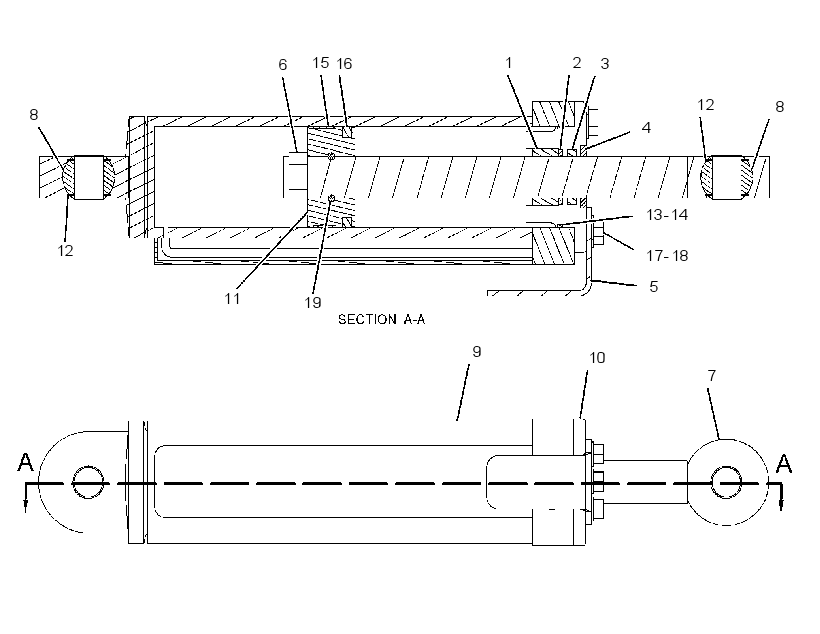 CYLINDER GP-ANGLING 2405895 CAT