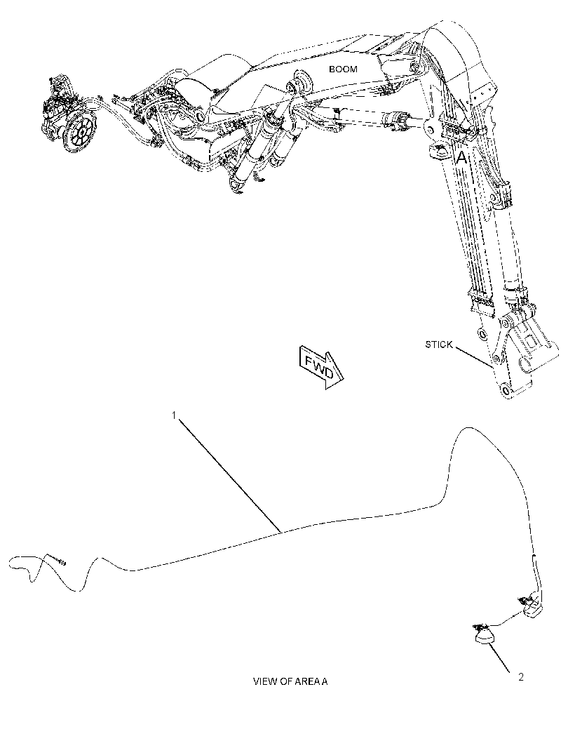 Проводка освещения 2614610 CAT