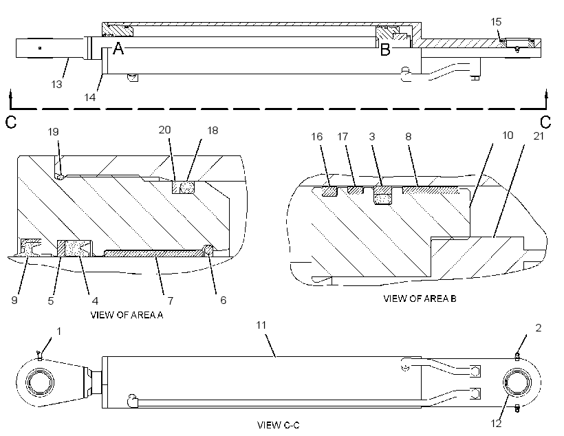 CYLINDER GP-UNDERCARRIAGE 2338502 CAT