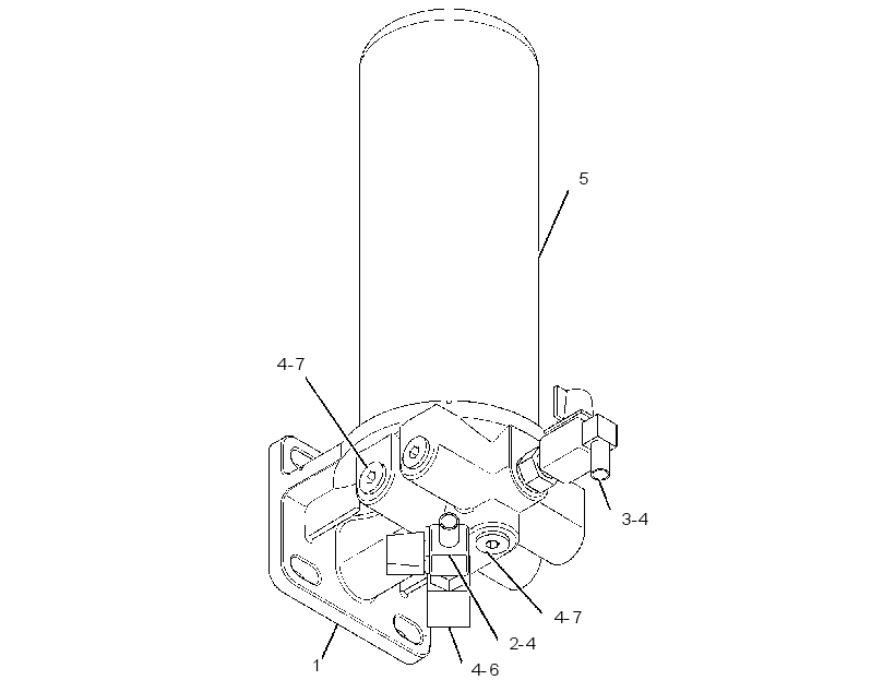 FILTER GP-SECONDARY FUEL 2345137 CAT