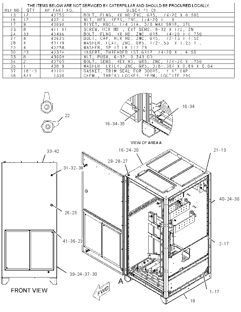 PANEL GP-POWER SUPPLY 2598401 CAT