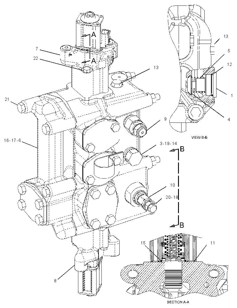 VALVE GP-HOIST CONTROL 2140662 CAT