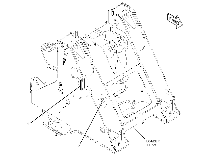 HARDWARE GP-LOADER FRAME 2657929 CAT