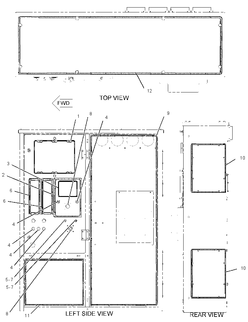 SEAL GP-ENCLOSURE 2405813 CAT