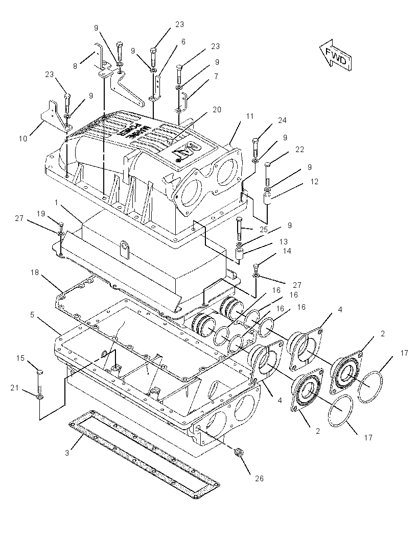 AFTERCOOLER GP 2426168 CAT
