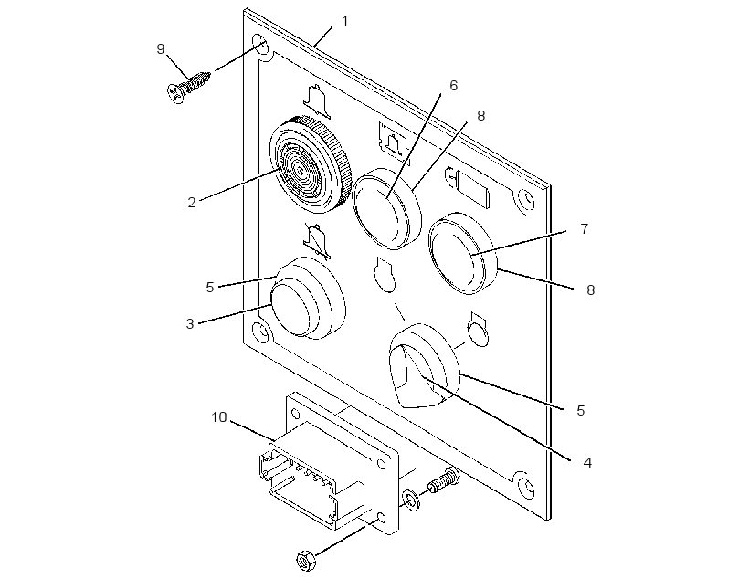 PANEL AS-CONTROL 2712726 CAT