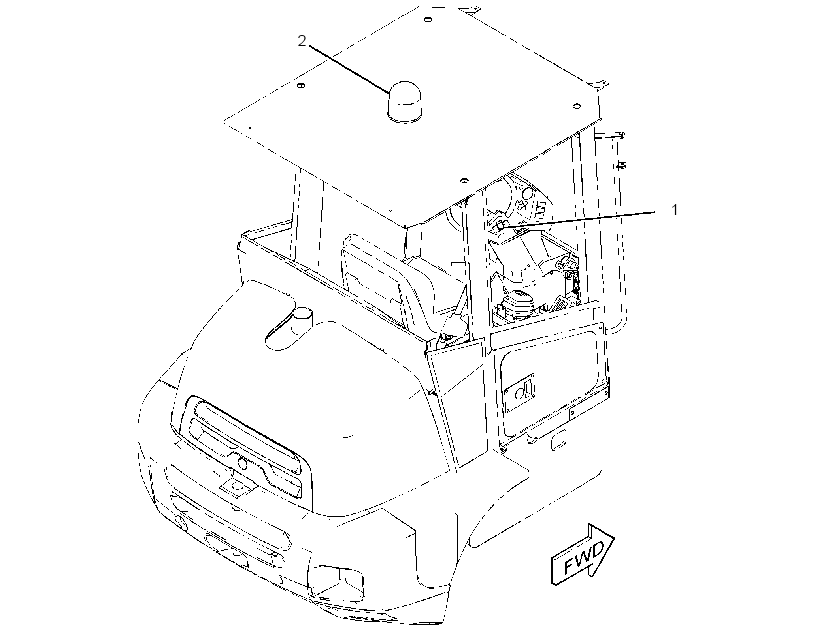 Проблесковый маяк 2407583 CAT